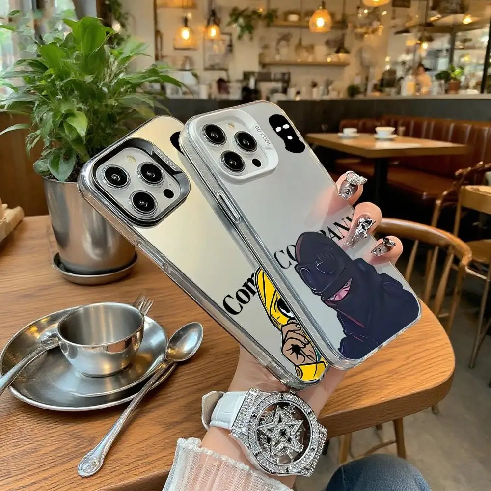 

Phone Case For iPhone 11 12 13 14 15 16 17 air Pro Max 16E X XS XR SE2 Electroplate Silver IMD Cover C-Company-luxury-C-Cp case