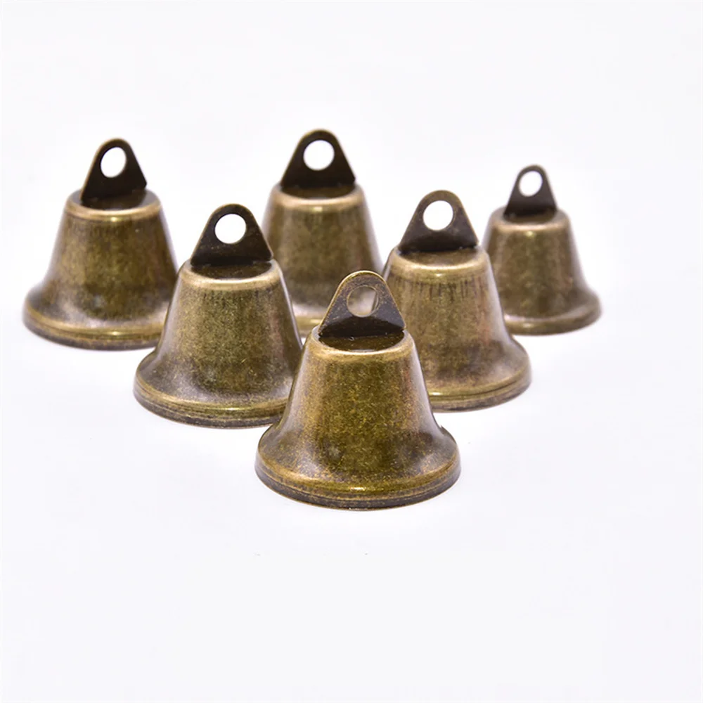 Vintage Bronze Jingle Bells Dog Potty Training Making Wind Chimes For Festival Party Making Wind Chimes Decorations