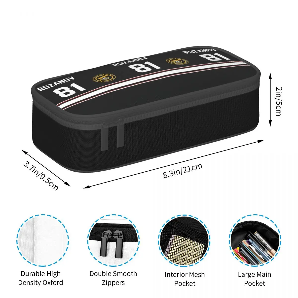 Ilya Rozanov 81 Heated Rivalry Pencil Cases Pen Holder Bags Student Big Capacity School Supplies Cosmetic Pencilcases