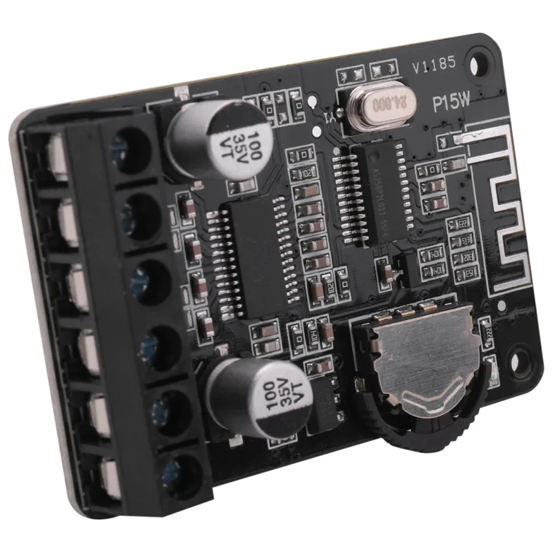 ELECT-3X 20W Stereo Bluetooth Power Amplifier Board 12V / 24V High Power Digital Power Amplifier Board XY-P15W Without Shell