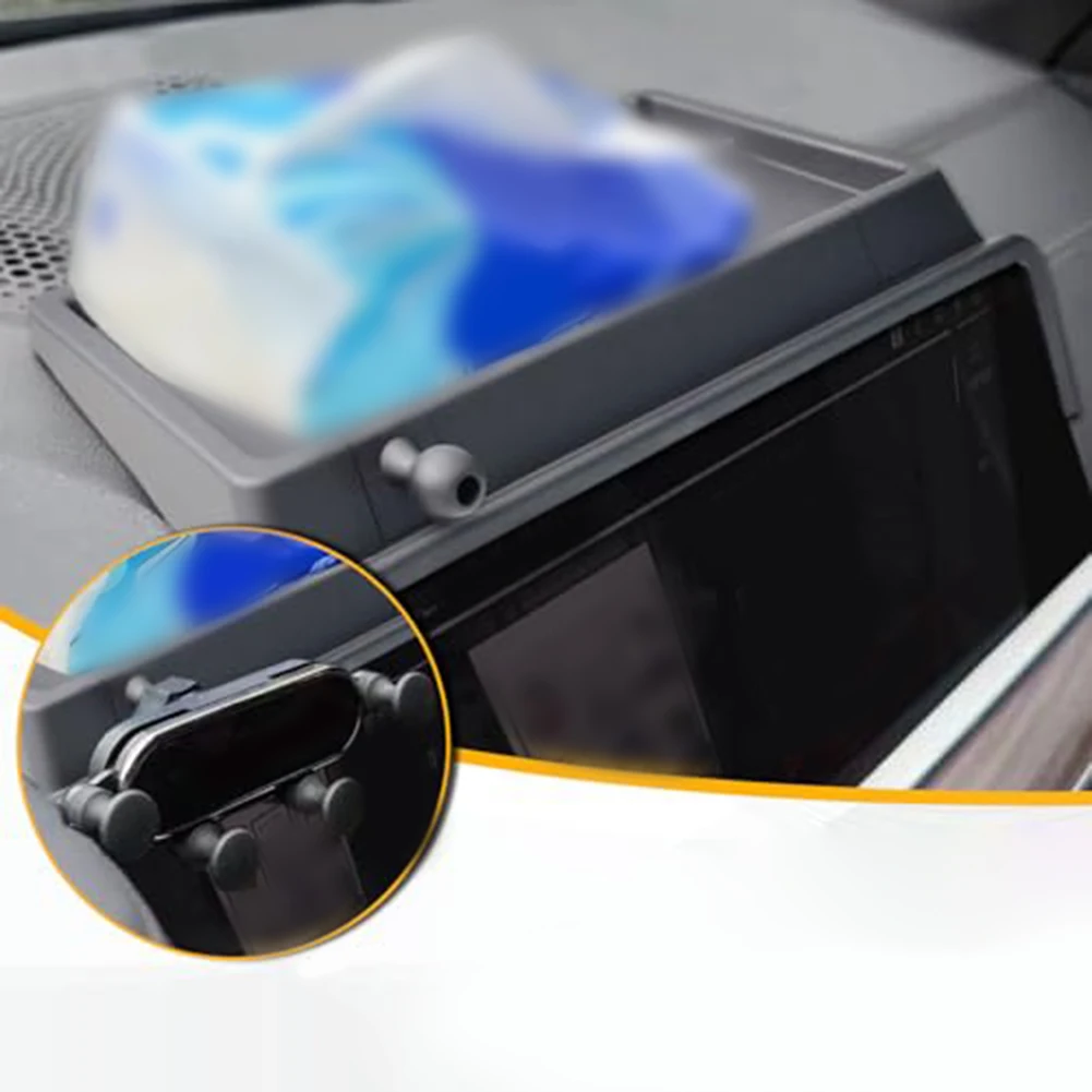 Caixa de armazenamento de carro de plástico 30*8*7cm para bmw x5 g05 para x6 g06 para x7 g07 2019-2022 console central do carro painel bandeja organizador