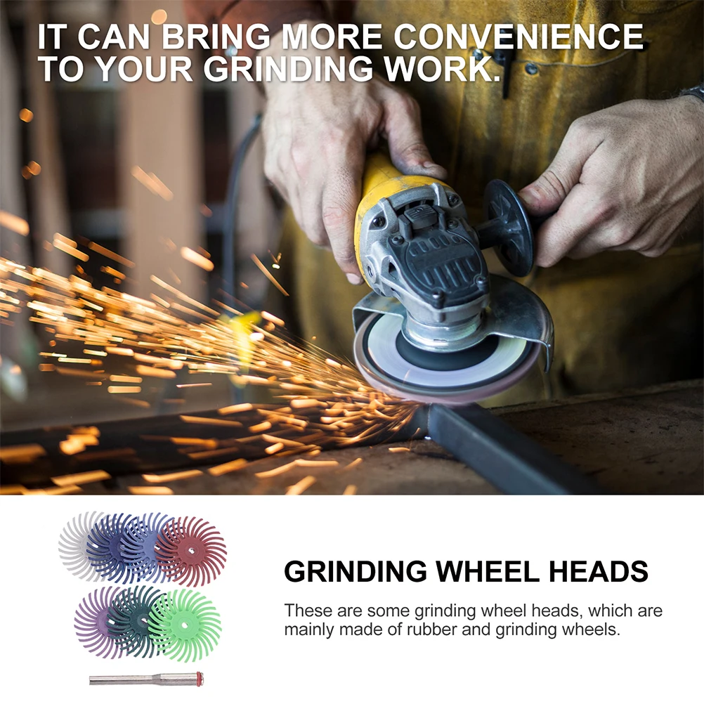 

1 set 1 Set Strip Disc Abrasive Grinding Wheel Rust Paint Removal Polishing Wear-Resistant Disc Sanding Tool
