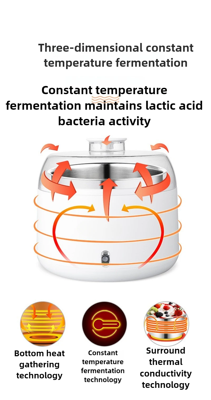 20 ワット省エネ大容量ヨーグルトマシン家庭用発酵機 DIY 全自動恒温発酵