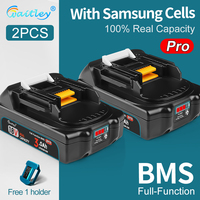 2PCS Waitley Battery Pro For Makita 18V Power Tools BL1830 Rechargeable batteries With Samsung cells / Replacement Accessories