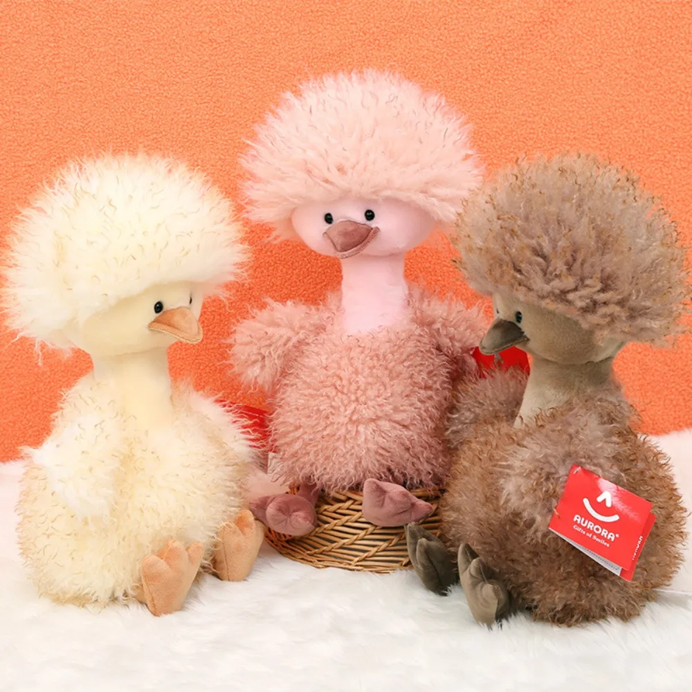 

Sleeping Pillow PP Cotton Curly Duck Plush Lovely Soft Cartoon Duck Doll Funny Fluffy Home Decor