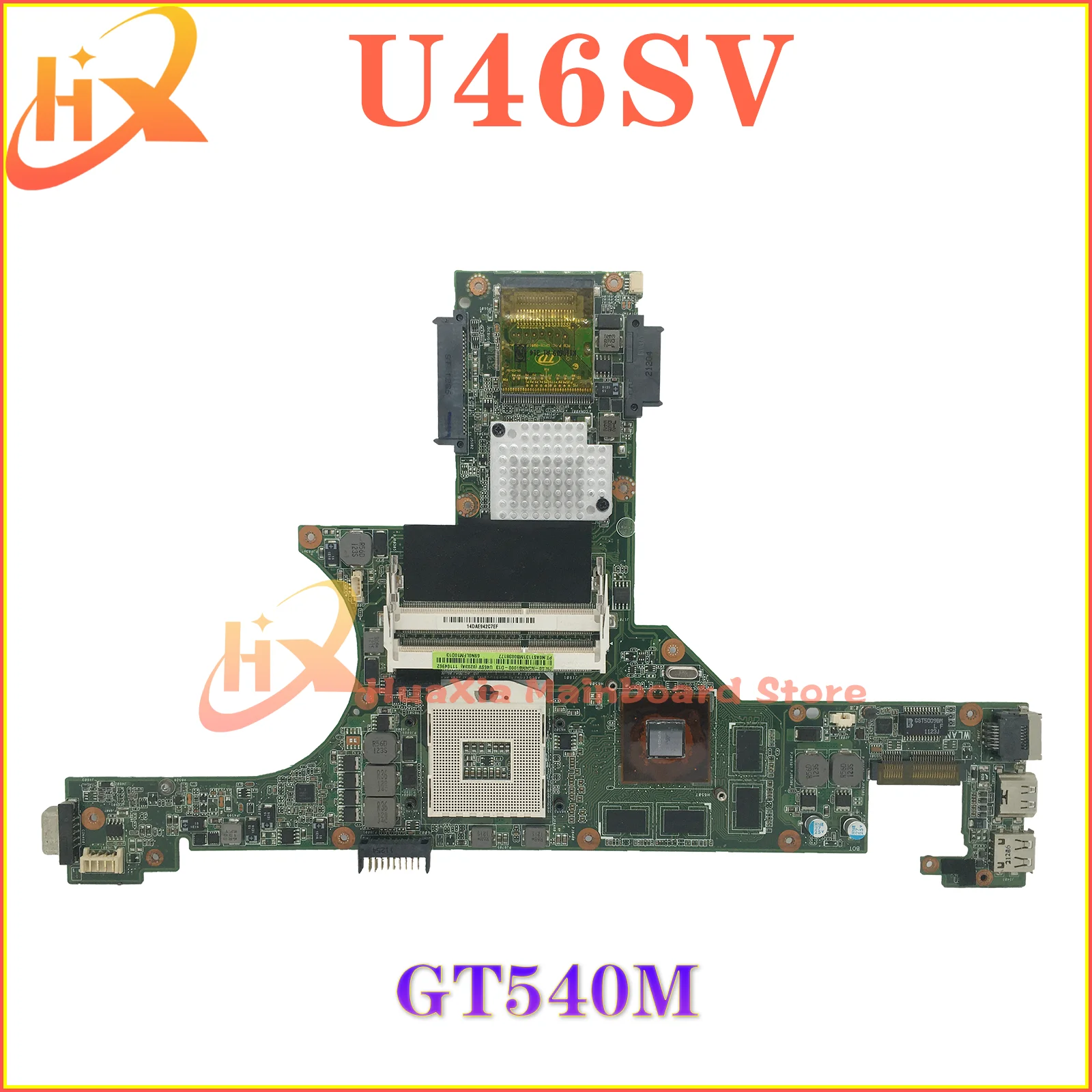 

KEFU U46S Mainboard For ASUS U46SV U46SM Laptop Motherboard GT540M REV:2.0 Notebook Maintherboard