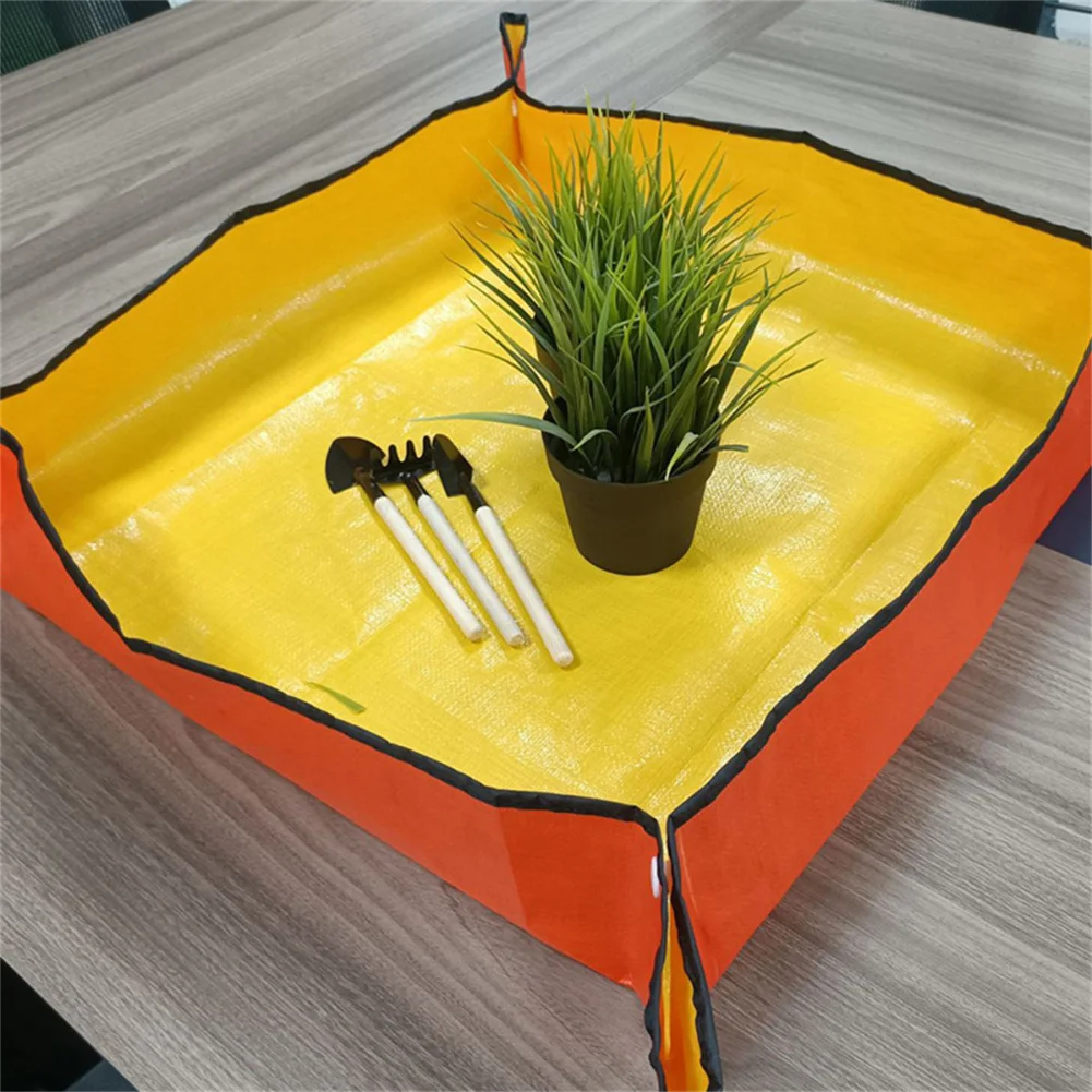 

Large Repotting Mat Indoor Plants Transplanting Dirt Control Repotting Mat Waterproof Succulent Potting Mat 39.37”x59.05”