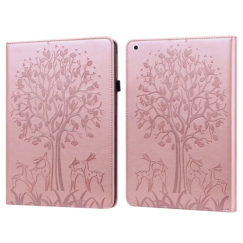 Coque For iPad 8th 9th Generation Case 3D Embossing Leather Cute Tablet Case for Funda iPad 10.2 Case for iPad 9 8 7 7th Gen