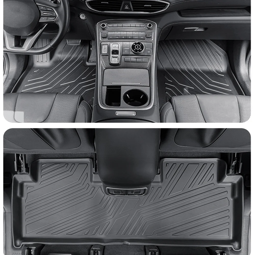 

Для Hyundai Kona Electric 2024 2025 TPE Коврики для багажника 3D Автомобильный задний багажник Коврик для багажника Всепогодный коврик с левым рулем и правым рулем