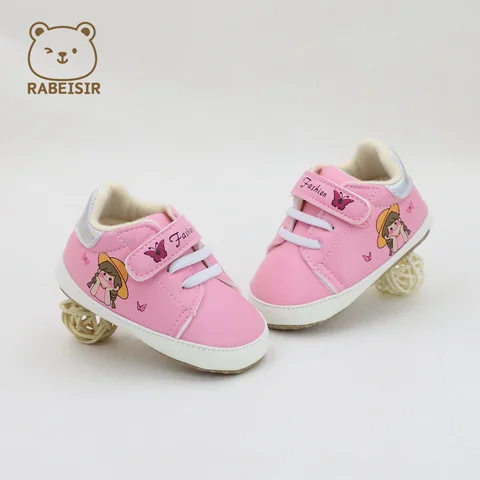 Spring and Autumn Women's Baby Fashion Sports Shoes Baby Step Shoes 0-1 Year Old Half Anti slip Breathable Exclusive Design