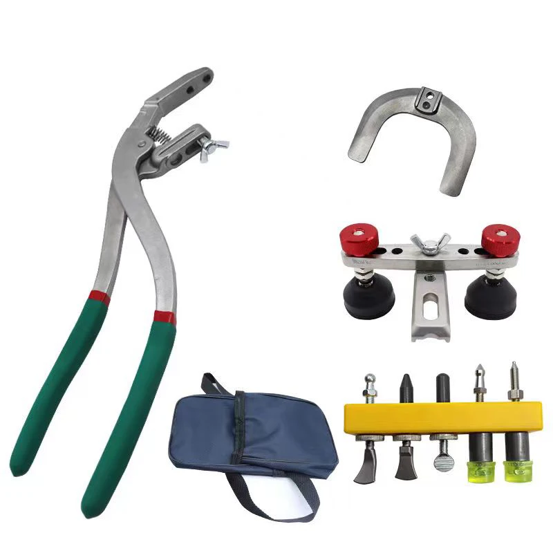 New Unpainted Car Dent Repair Kit Body Dent Edge Crimping Pliers Anti SlipClips Portable Metal Crimping Mudguard Edge RepairTo