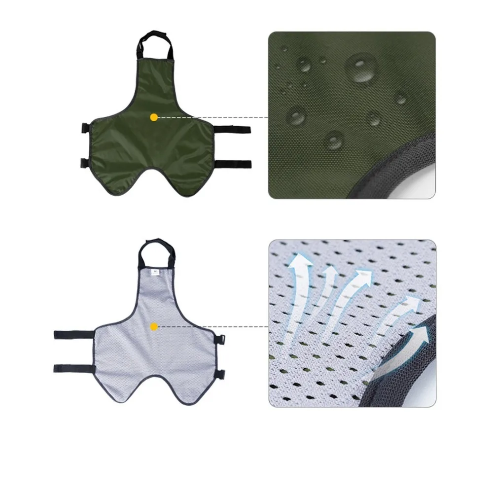 Water Proof Dog Belly Wrap Breathable Green Medium Large Dog Vest Adjustable Fit Lightweight Pet Belly Cover Outdoor Play Time