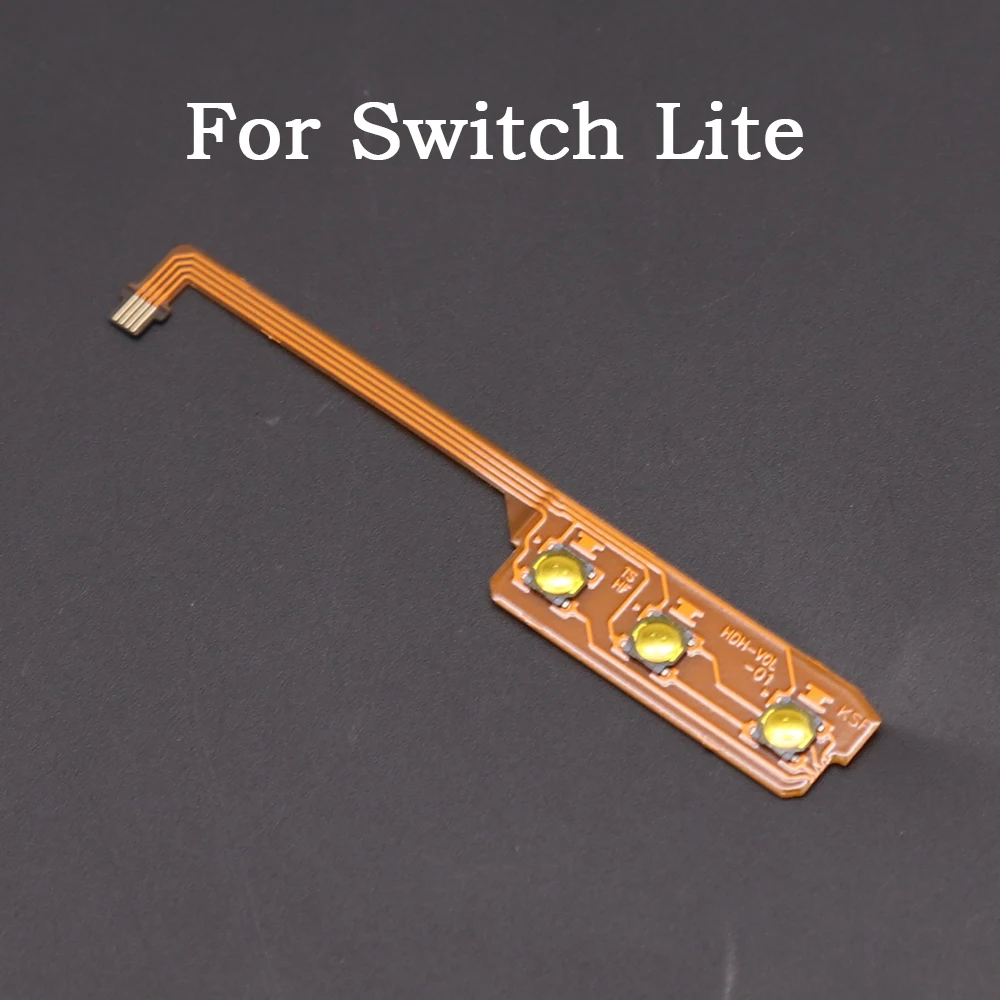 2 Stück Ein/Aus-Schalter-Flexkabel-Ersatz für Nintendo Switch Lite für NS Lite Spielkonsole