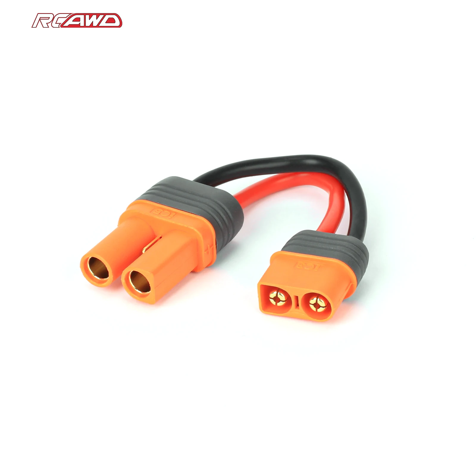 RCAWD 120mm IC5 Female to IC3 Male Adapter Connector Conversion Cable for RC Car Battery Spektrum SPMXCA508