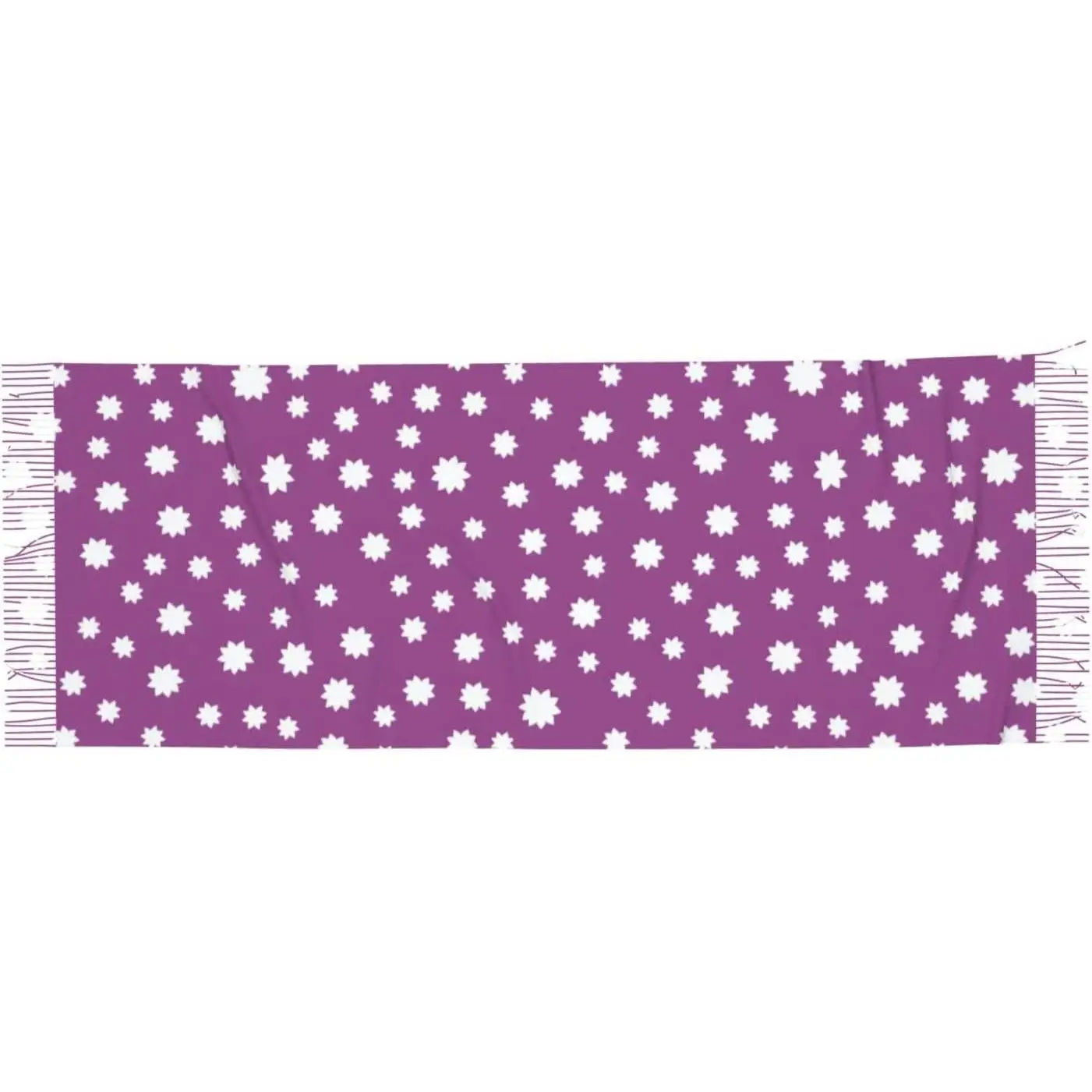 

Женский шарф-шаль с принтом снежинки, модный зимний большой теплый кашемировый шарф с кисточками