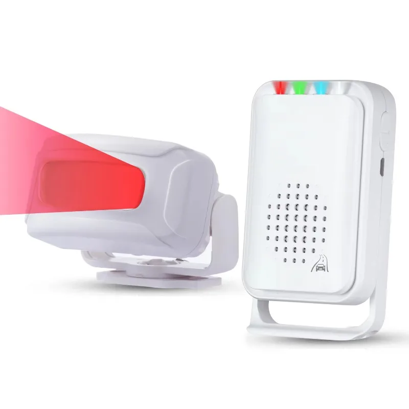 920ft Infrared & Radar Dual Detection PIR Motion Sensor Wireless Doorbell Visitor Ringtone Home Security Lane Alarm
