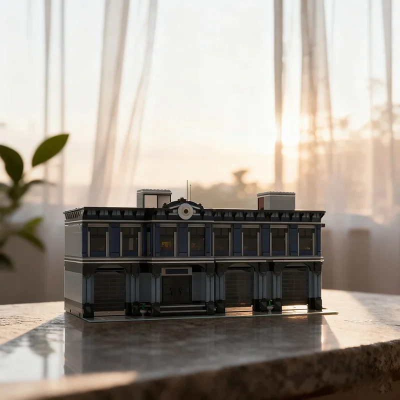 

2665pcs MOC Modular Police Station Part 1 Modulared Model Building blocks toys DIY creative idea Christmas gifts Brick Birthday