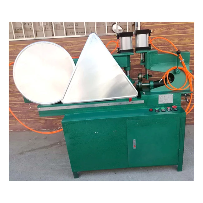 Aluminum plate sign cutting machine road sign making traffic sign machine cutting round edge pressing machine