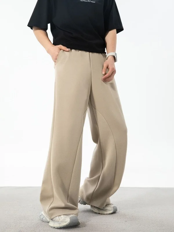 

Свободные повседневные брюки на весну-лето, американский бренд, спортивные длинные брюки, широкие брюки из полиэстера, молодежная мода