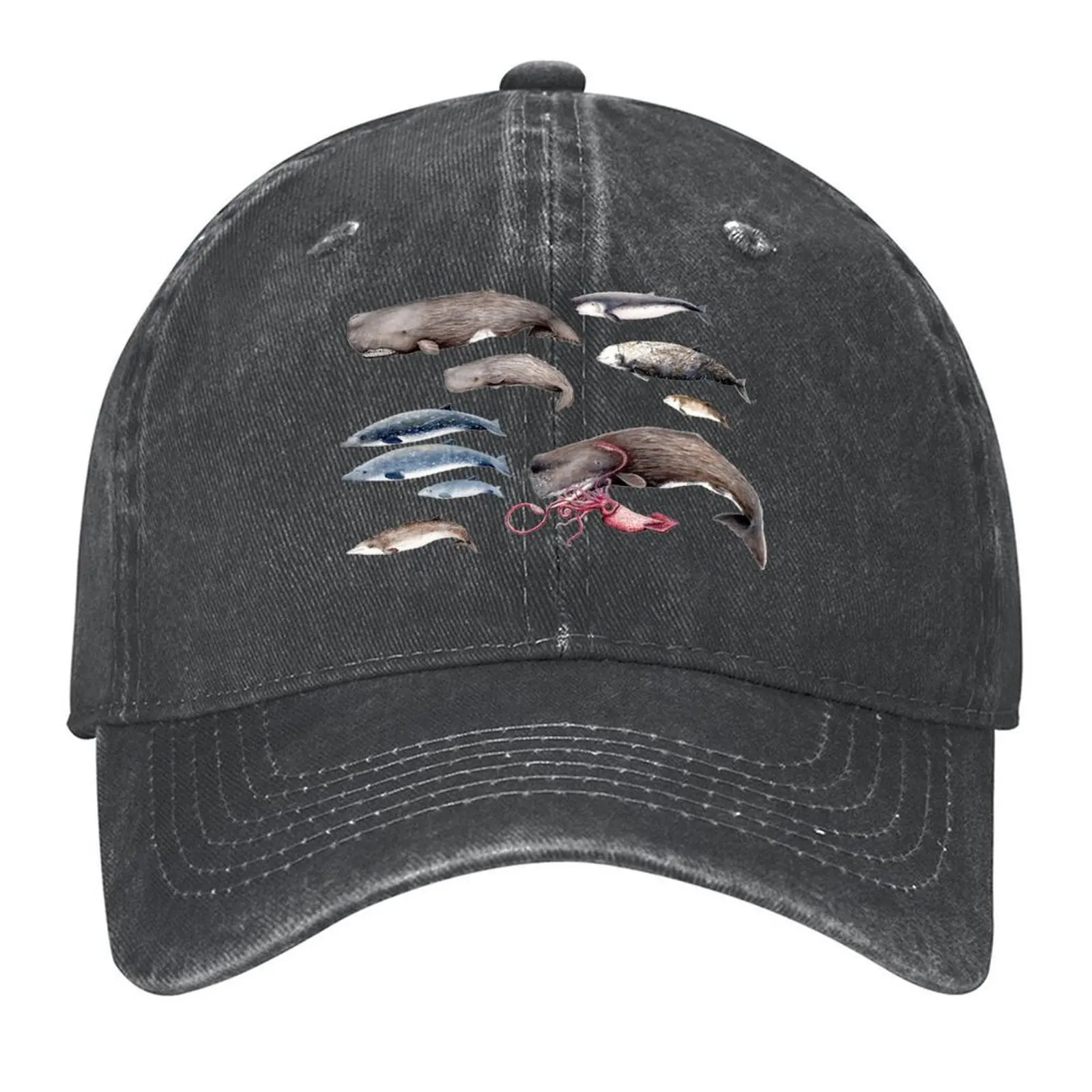 

Deep sea whales Baseball Cap hiking hat Gentleman Hat Military Cap Man Hat men Women's Beach Visor Men's