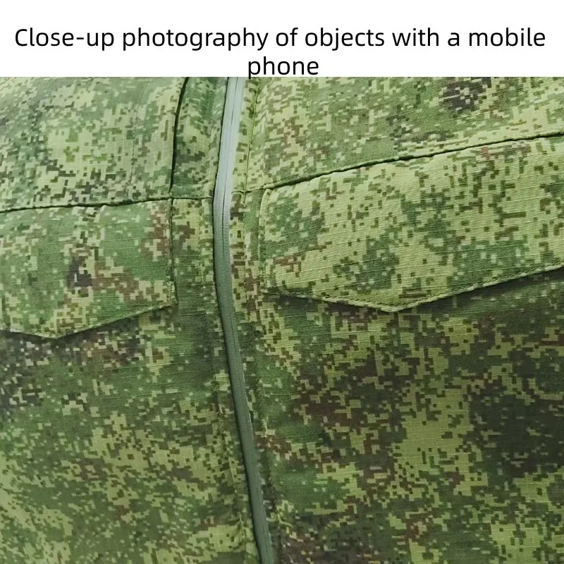 Parka da combattimento invernale riflettente termico in grafene spesso caldo impermeabile antivento in cotone tattico russo