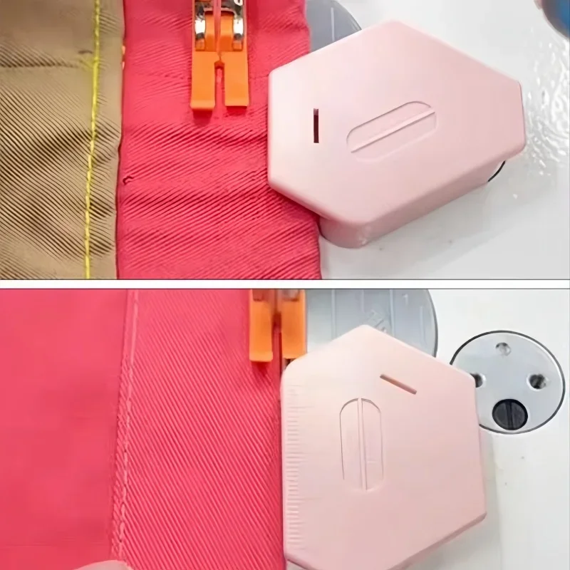 Sewing Magnetic Seam Guide Multifunctional Ruler Hemmer Universal Polygonal Anti-Curling Positioner Sewing Machine Accessories