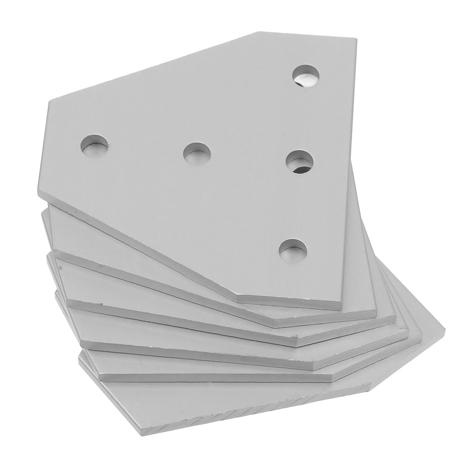 

6pcs T Shaped 5 Hole Connector For 2020 Aluminum Extrusion Metal Corner Joining Plate Hardware Accessories Strong Angle