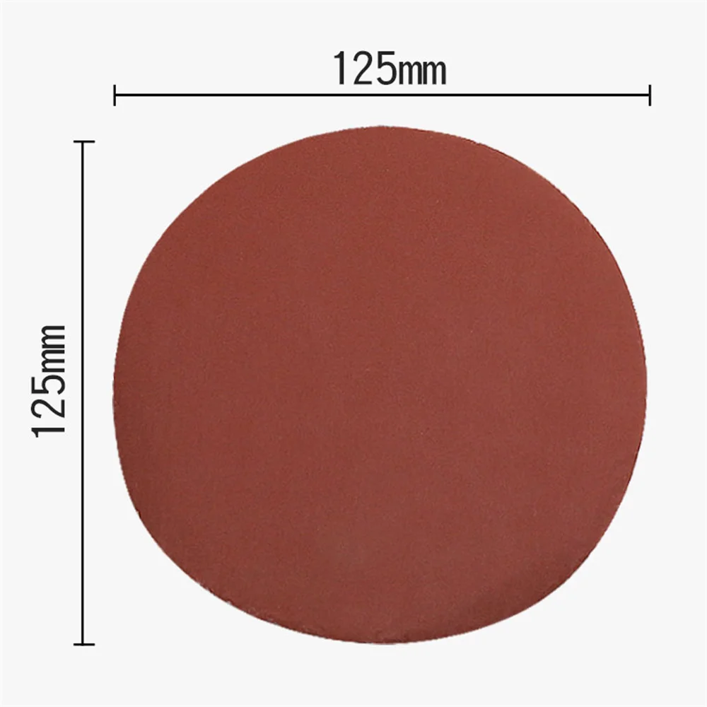 10 Pcs 5 "นิ้วอลูมิเนียมออกไซด์ Sander กระดาษทราย Sanding Paper Hook และ Loop 40ถึง2000กรวดบดและขัด