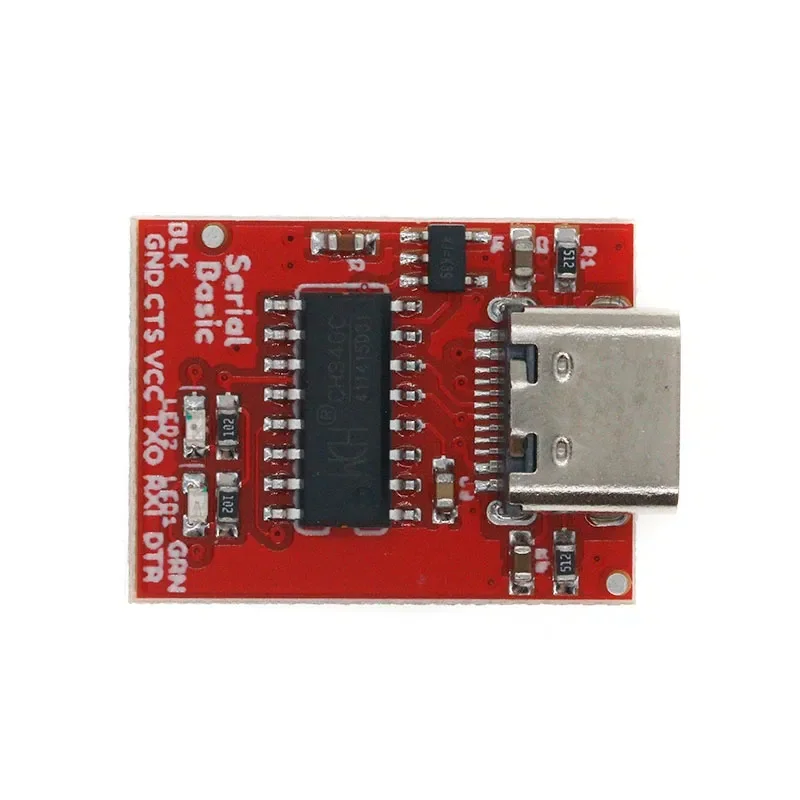 Type C to TTL Serial Port CH340C Module CH340 USB Bus Conversion Chip ISP Communicate Connector for STM32 Serial Port Download