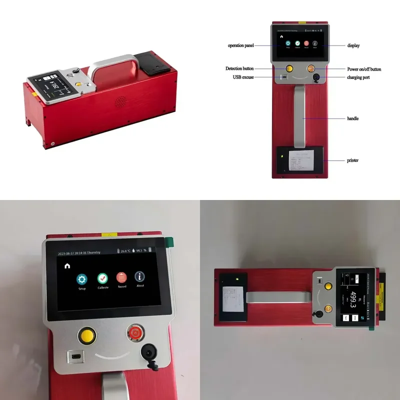High Quality Portable Reflectance Meter for Pavement Marking Construction Machinery 1 Year Warranty IP55 Protection 16GB