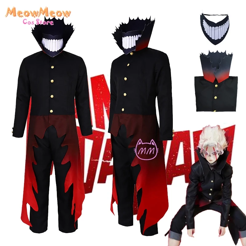 okarun-cosplay-dandadan-ken-takakura-ken-traje-meia-mascara-tatuagem-turbo-modo-de-luta-trincheira-vermelha-festa-de-halloween-roupa-masculina