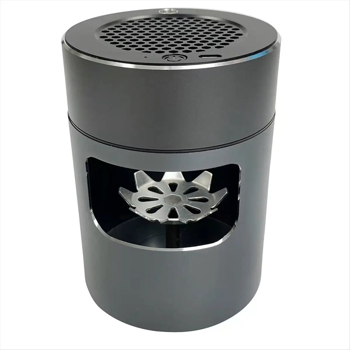 A26Z Smokeless Smart Ashtray Smoke Eliminator Electric Ashtray Absorb Smoke Anti-Odor and Anti-Smoke Portable Ashtrays Grey