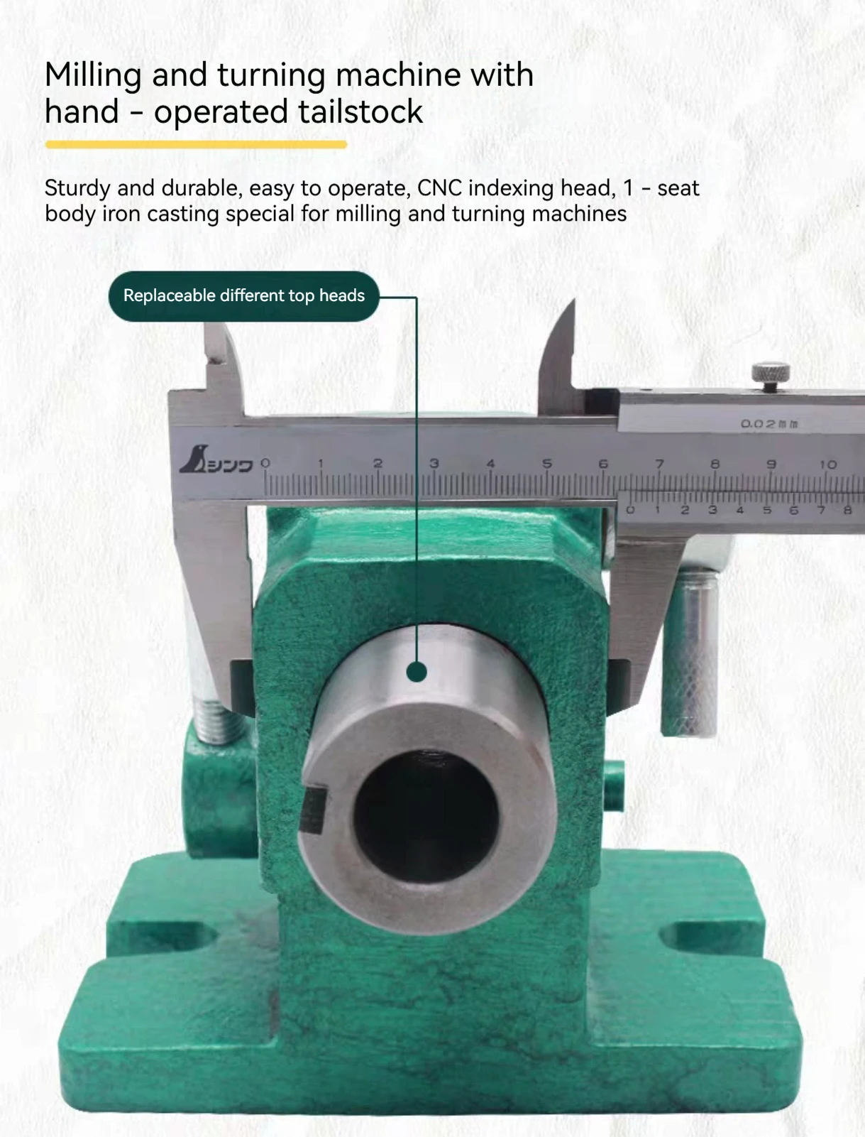 Manual Lathe Tailstock Thimble Hand Swing Tailtop Assembly Moving Rotary Center CNC 4 Axis Drill Chuck Lathe Machine Tool