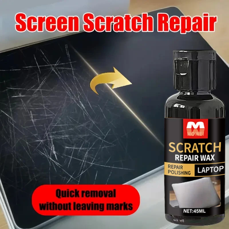 Laptop Scratch Repair Cream – Removes Scratches from Computer Shell, Screen & Plastic Surfaces, Restores Smooth Finish