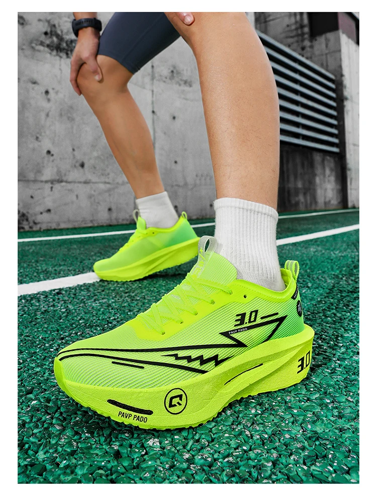 Herren-Laufschuhe mit Carbonplatte, speziell für Marathonläufe, atmungsaktive, leichte Sportschuhe, bequeme Damen-Sneaker. – Detail 36