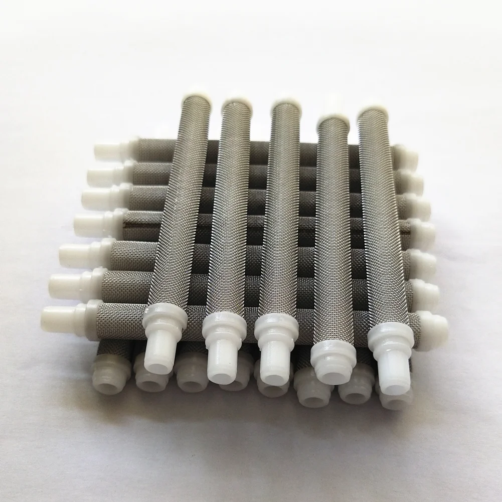 20PCS Airless Spray Gun Filters Push In Type 60 100 150 Mesh