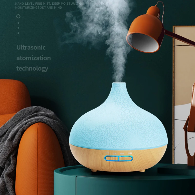 Air Humidifier with Light USB Charging Aromatherapy Essential Oil Diffuser  Remote Control  Air Aroma Diffuser Home Bedroom