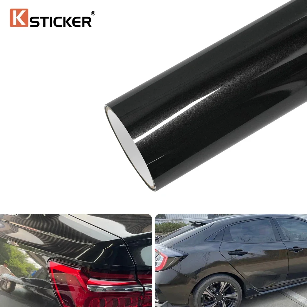 

Ksticker PET металлик черный изменение цвета Премиум автомобильная пленка устойчивая к царапинам прочная наклейка авто транспортные средства чехол для мотоцикла