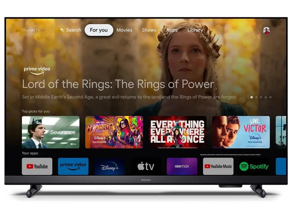 تلفزيون ذكي 43 فيليبس Full HD DLED 43PFG6918/78 60 هرتز تلفزيون جوجل رباعي النواة مساعد جوجل 3 HDM