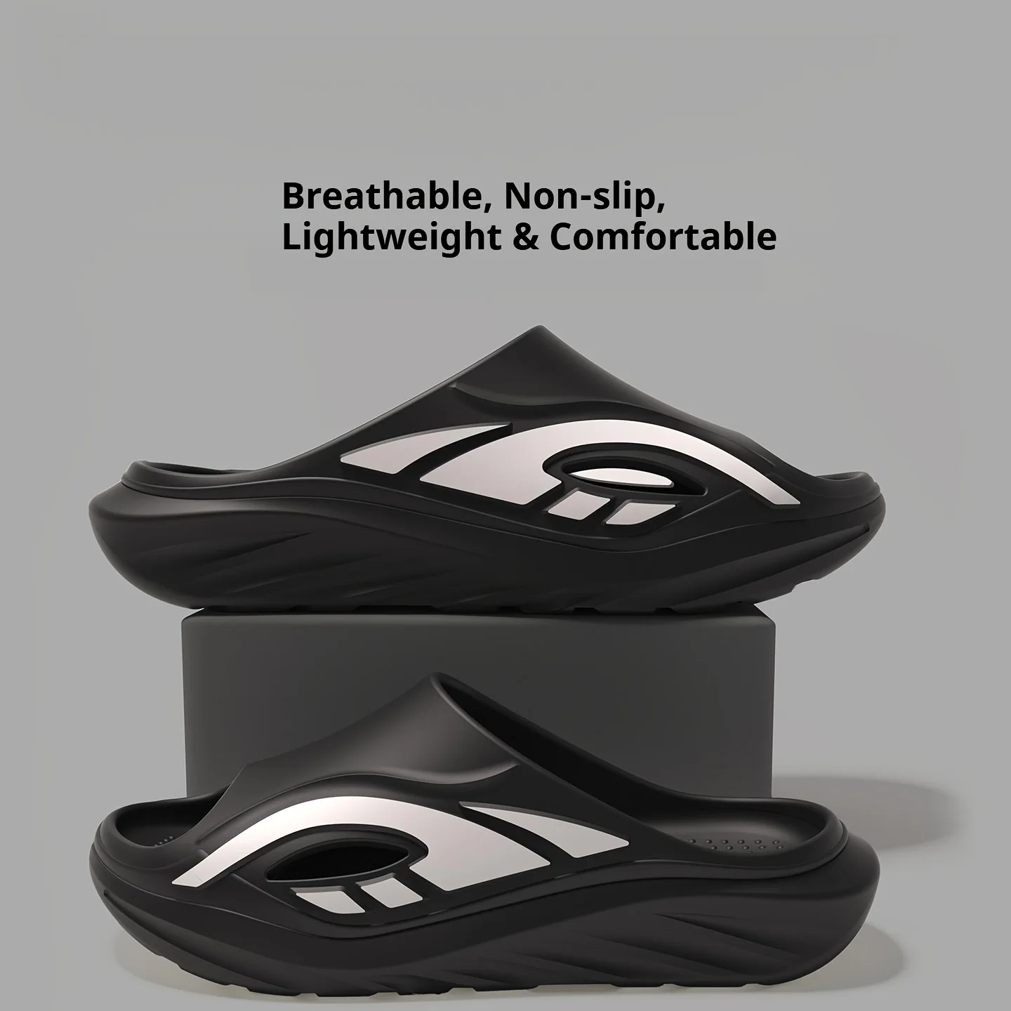 Women's EVA Slippers | Lightweight, Soft, Non-slip Sole, Quick-drying, Comfortable, Solid Color | Perfect for Home & Bathroom Us