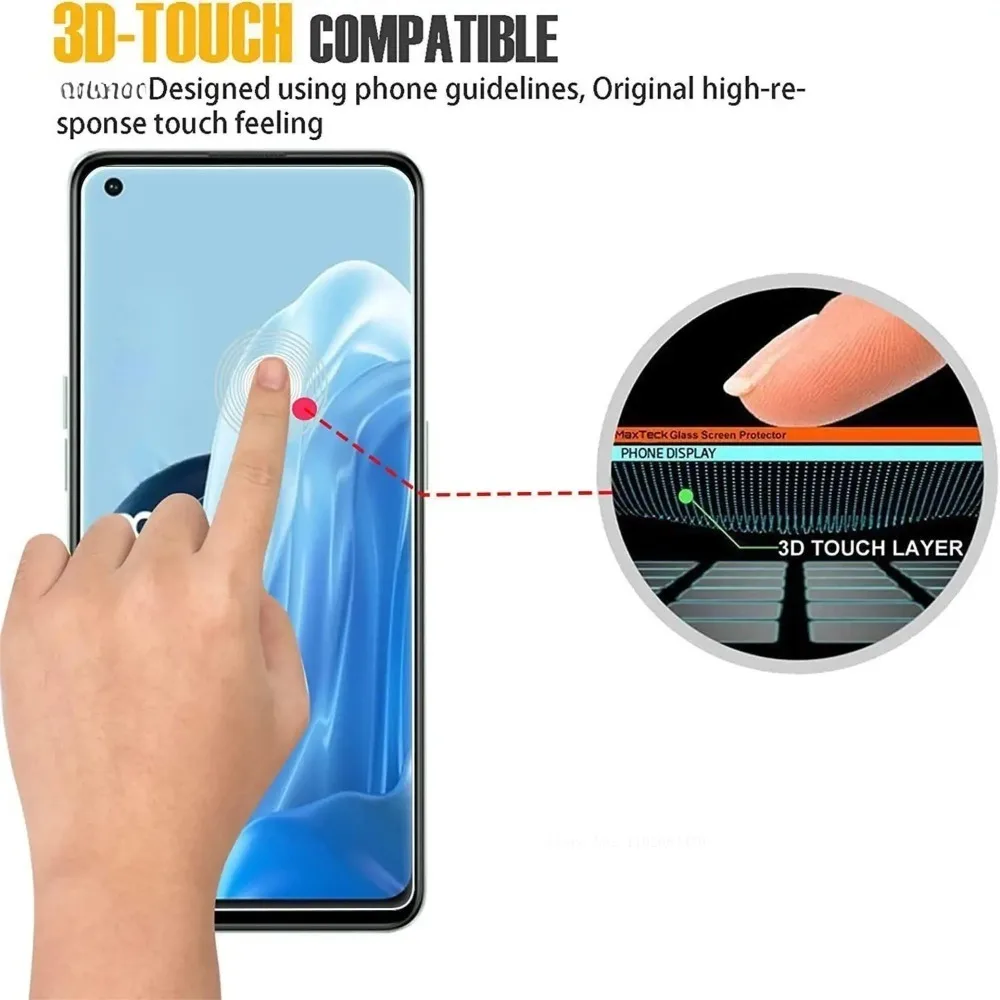 3Pcs  Protective Transparent Screen Protector for OPPO Reno 2Z Z ACE Screen Protector A7N K3 R17 F9 Pro Tempered Glass