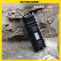 Original NITECORE THUMB Flashlight KeyLight Keychain  Worklight Camping EDC Pocket LED Flashlight Hiking Portable light