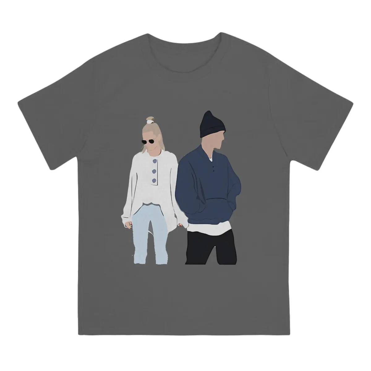 Justin Singer Bieber Man TShirt Hailey Distinctive T Shirt Harajuku Streetwear New Trend