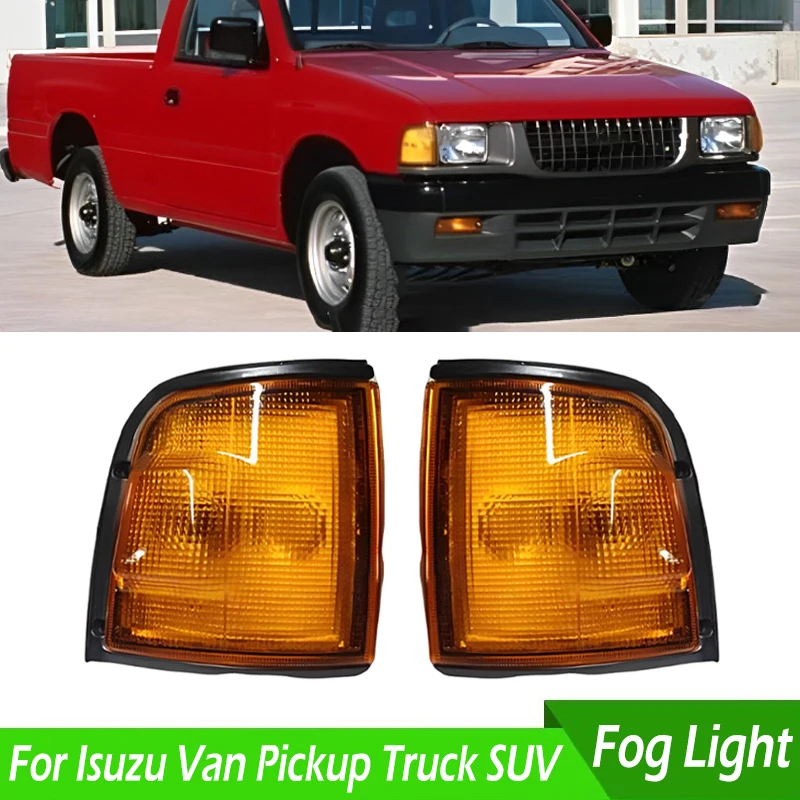 For Isuzu TF TFR Van Pickup Truck SUV 1991-1996 Car Front Bumper Fog Light Corner Light Turn Signal Light Fog Lamp With Bulbs