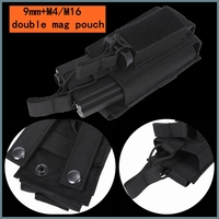 M4 M16 Magazine Pouch Single 9mm Magazine Holster Tactical Waist Flashlight Bag Small Tool Storage Pouch