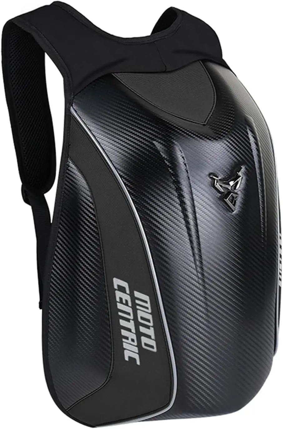 

Motocentric Waterproof Carbon Fiber Helmet Backpack Multi-functional Motorcycle Motocross Moto Cycling Large Capacity Bag 30-48L