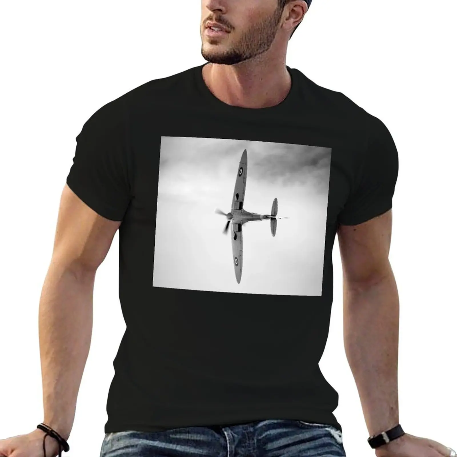 

Spitfire display T-Shirt t shirts with prints man tshirt man t shirt luxury T-shirt