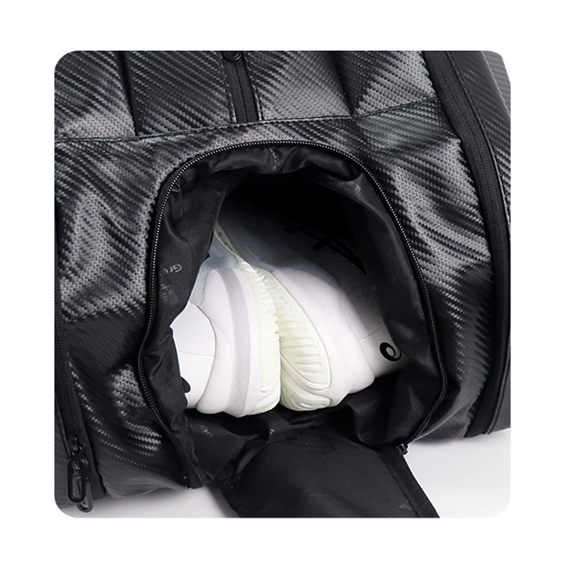 Adults High Quality Tennis Bag Men Women Shoes Compartment Tennis Racquet Backpack Polyester Djokovic Tennis Sports Shoulder Bag