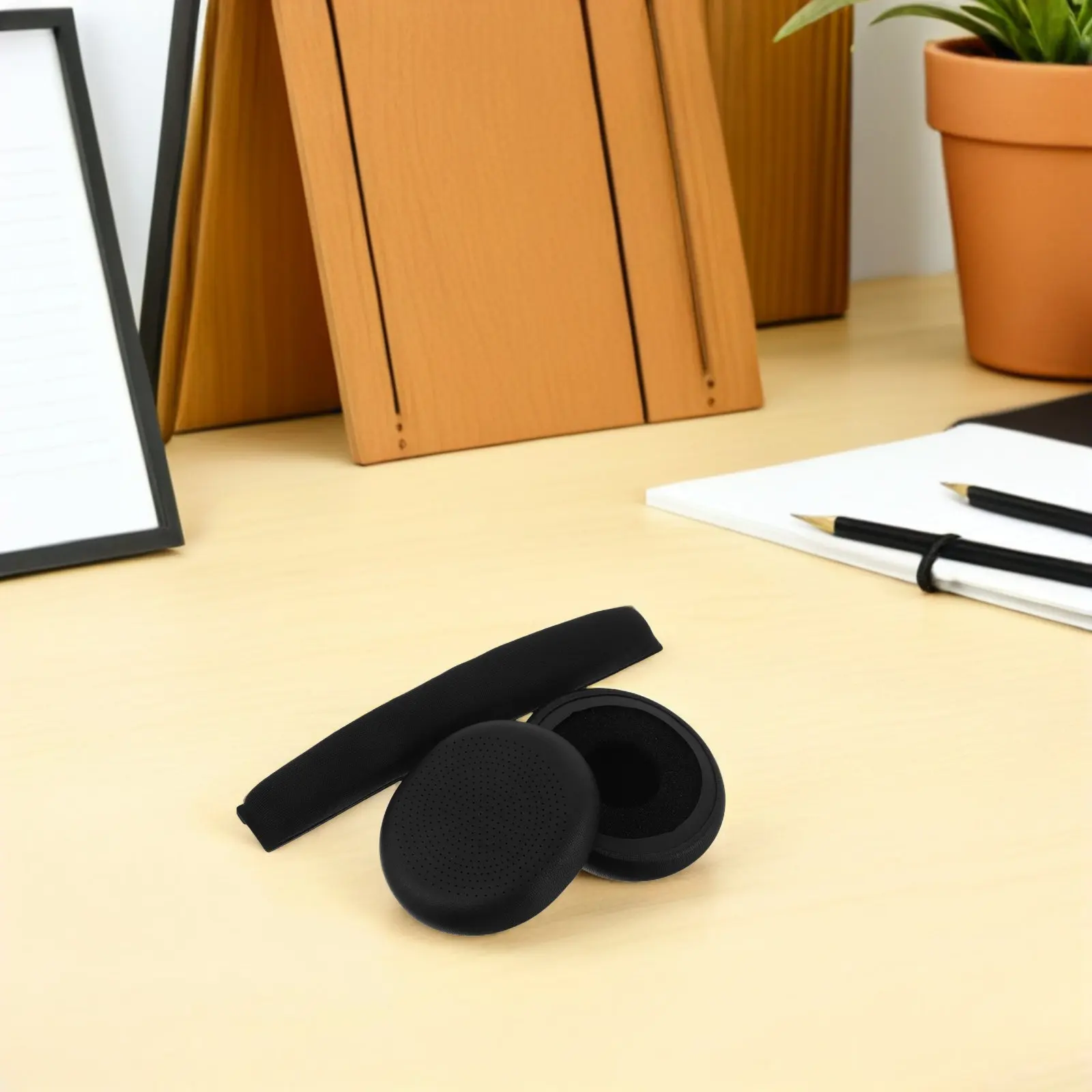 1Set Soft Over-Ear Headphone Ear Pads Covers Replacement Cushion Protectors for Gaming Gym Training Aviation Racing Noise