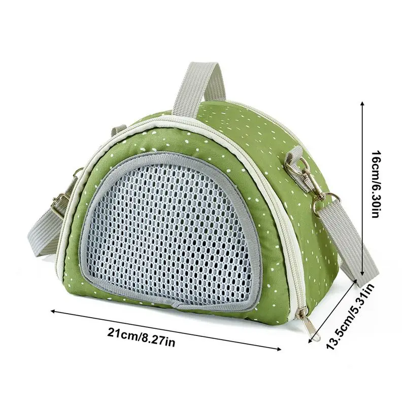 Portable Hamster Guinea Pig Backpack Carrier Transport Cage Reptile Travel Bag Small Pet Rabbit Bearded Dragon Outdoor supplies